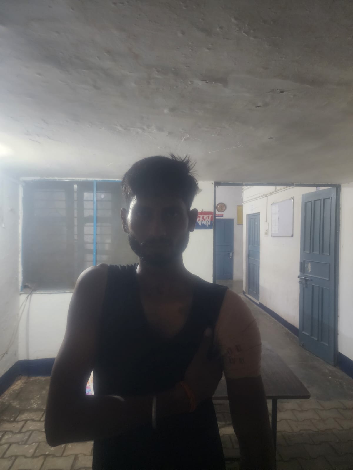 शराब के नशे में विकलांग के साथ मारपीट।