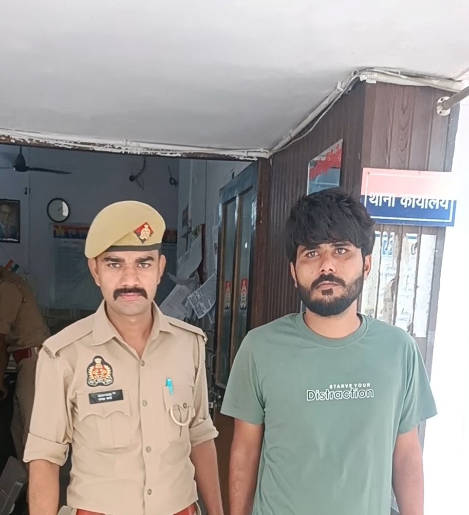 25 हजार का इनामी गैंगस्टर गिरफ्तार, सरधना पुलिस ने दबोचा