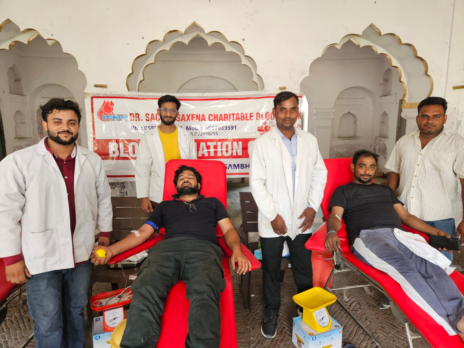 सिरसी मे हज़रत इमाम हुसैन की याद मे ब्लड डोनेट कैम्प का आयोजन