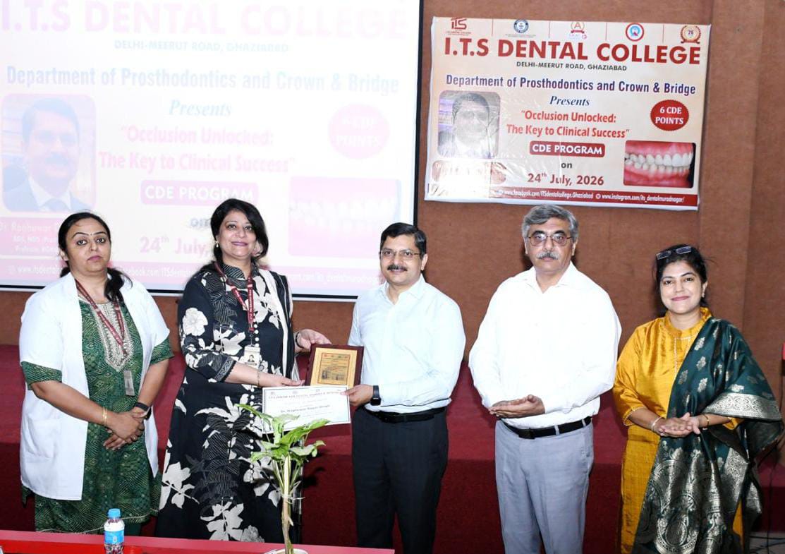 आई.टी.एस. डेंटल कॉलेज में एक दिवसीय सी.डी.ई. एवं कार्यशाला कार्यक्रम का आयोजन
