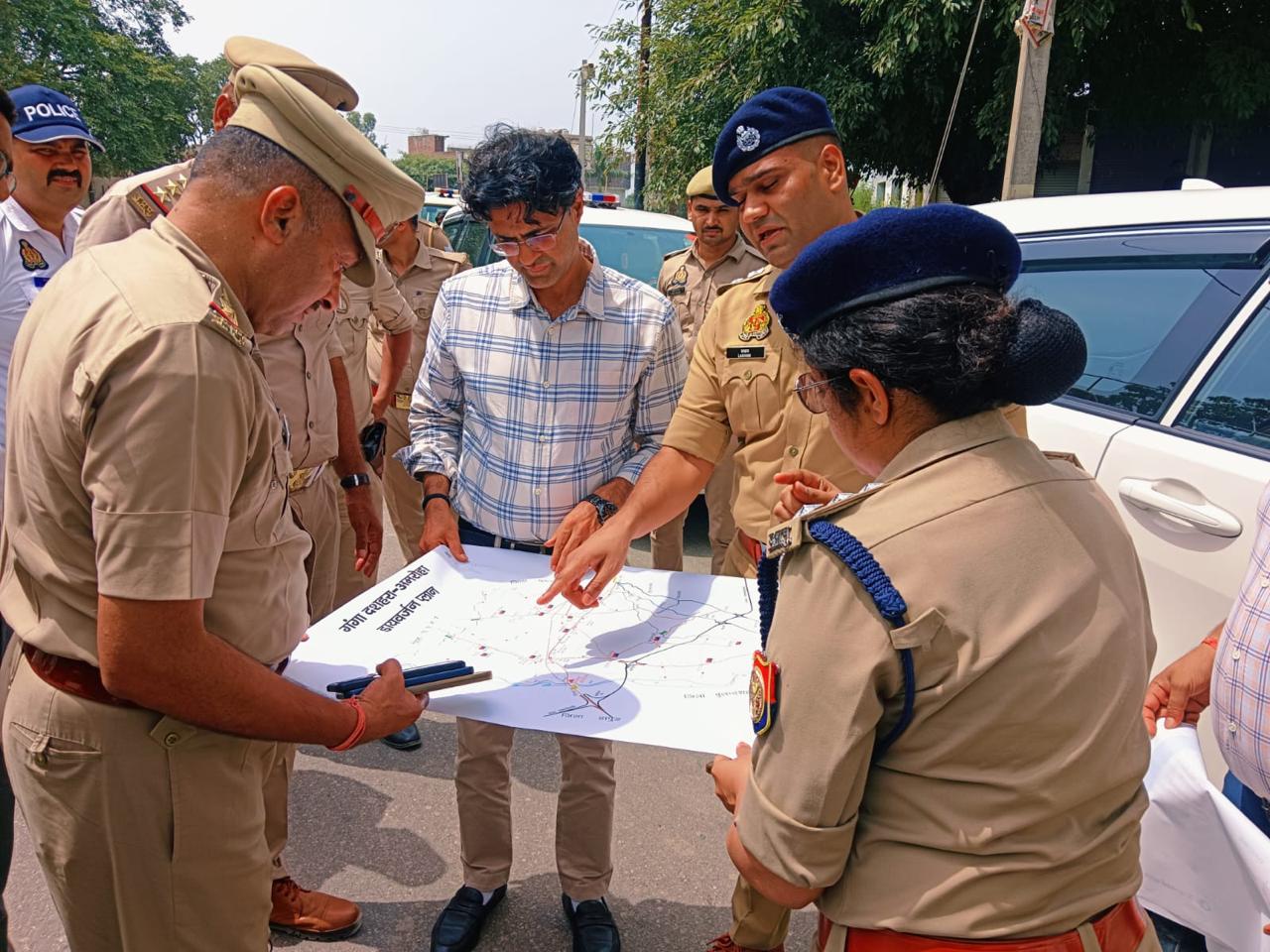 जनपद में कांवड़ यात्रा को सकुशल,सुरक्षित एवं सुगमता के साथ सम्पन्न कराने के उद्देश्य