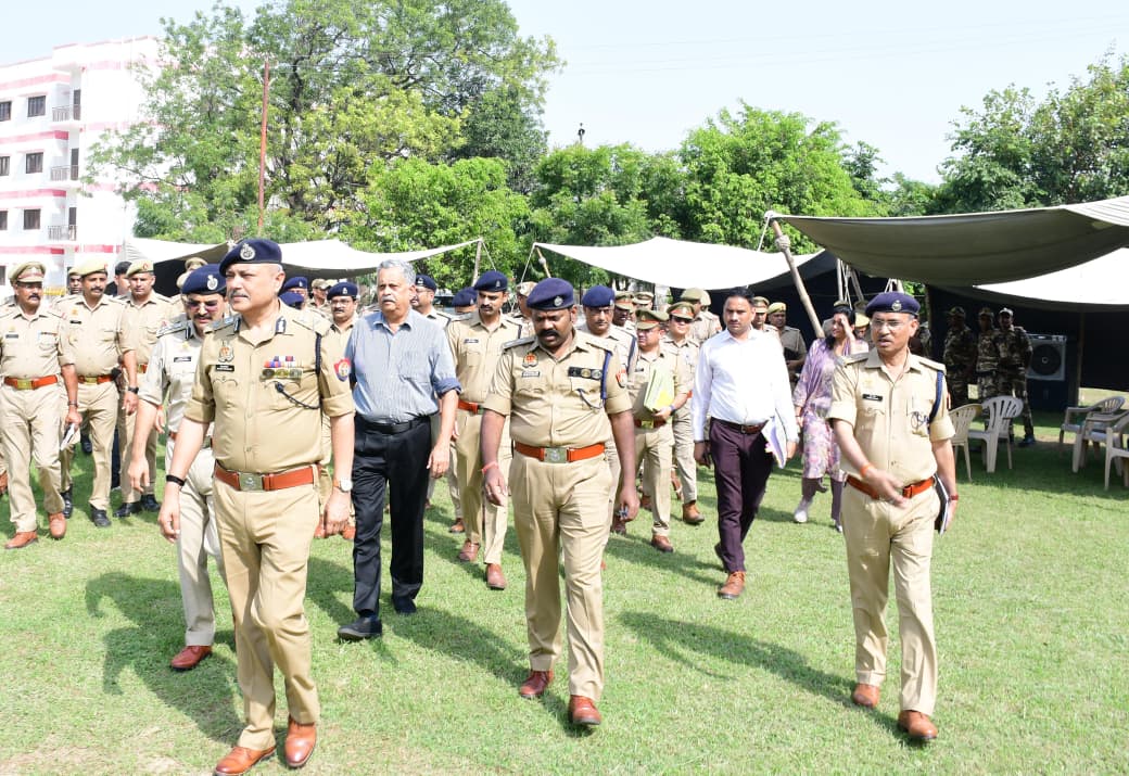 पुलिस भर्ती की शारीरिक दक्षता परीक्षा को लेकर तैयारियों का जायजा