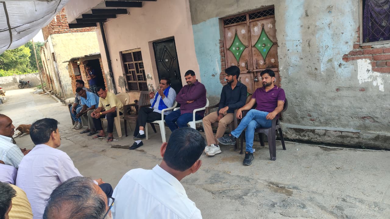 दिनांक 19.7.2026 को दादरी विधानसभा के कस्बे दादरी में आजाद समाज पार्टी की एक मीटिंग का आयोजन किया गया