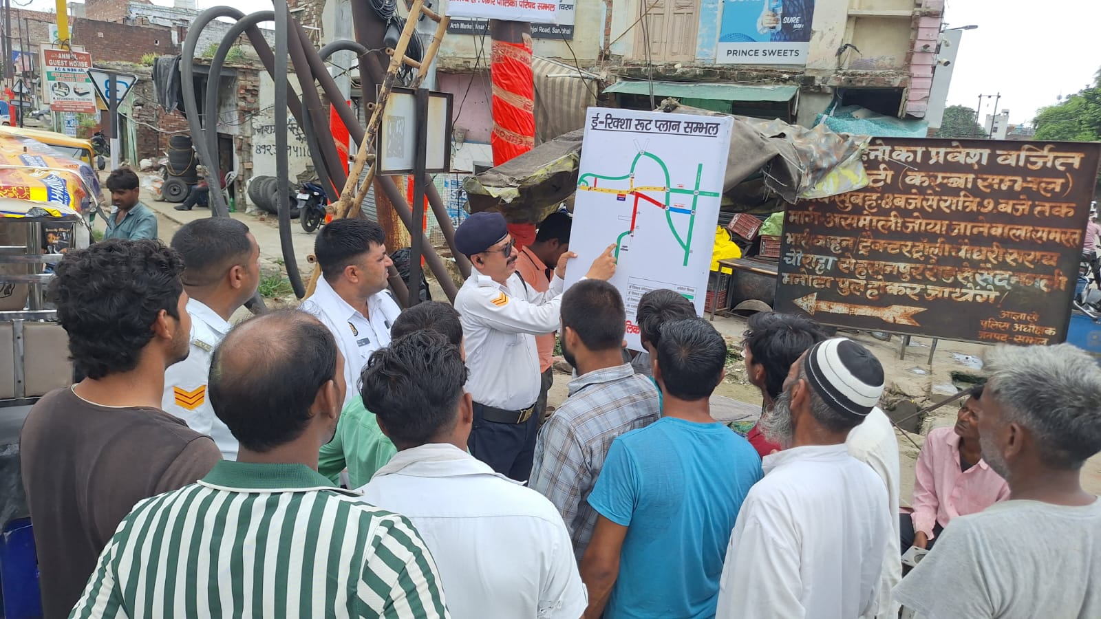 संभल में ई-रिक्शा के लिए नया रूट प्लान लागू,जाम से मिलेगी बड़ी राहत