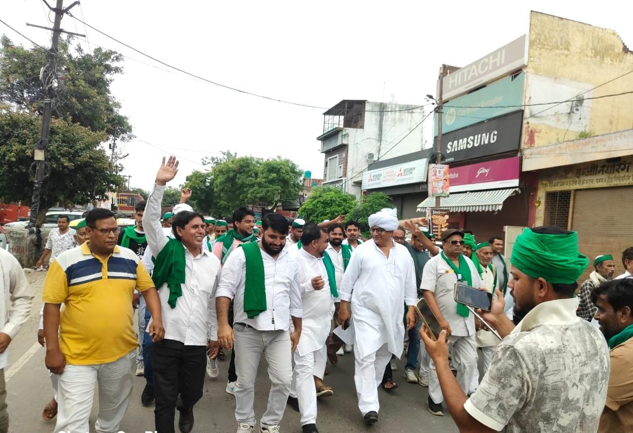 भाकियू अराजनैतिक के कार्यकर्ताओ ने अपनी समस्याओं को लेकर स्याना तहसील का किया घेराव ठाकुर शैलेंद्र आर्य