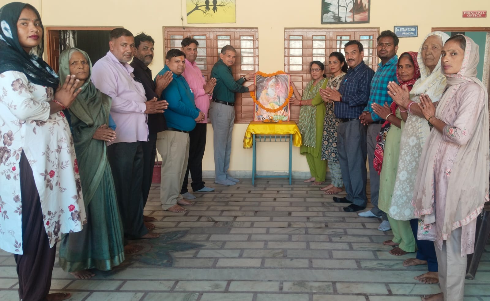 के.के.पब्लिक स्कूल में मनाई महर्षि वाल्मीकि जयंती