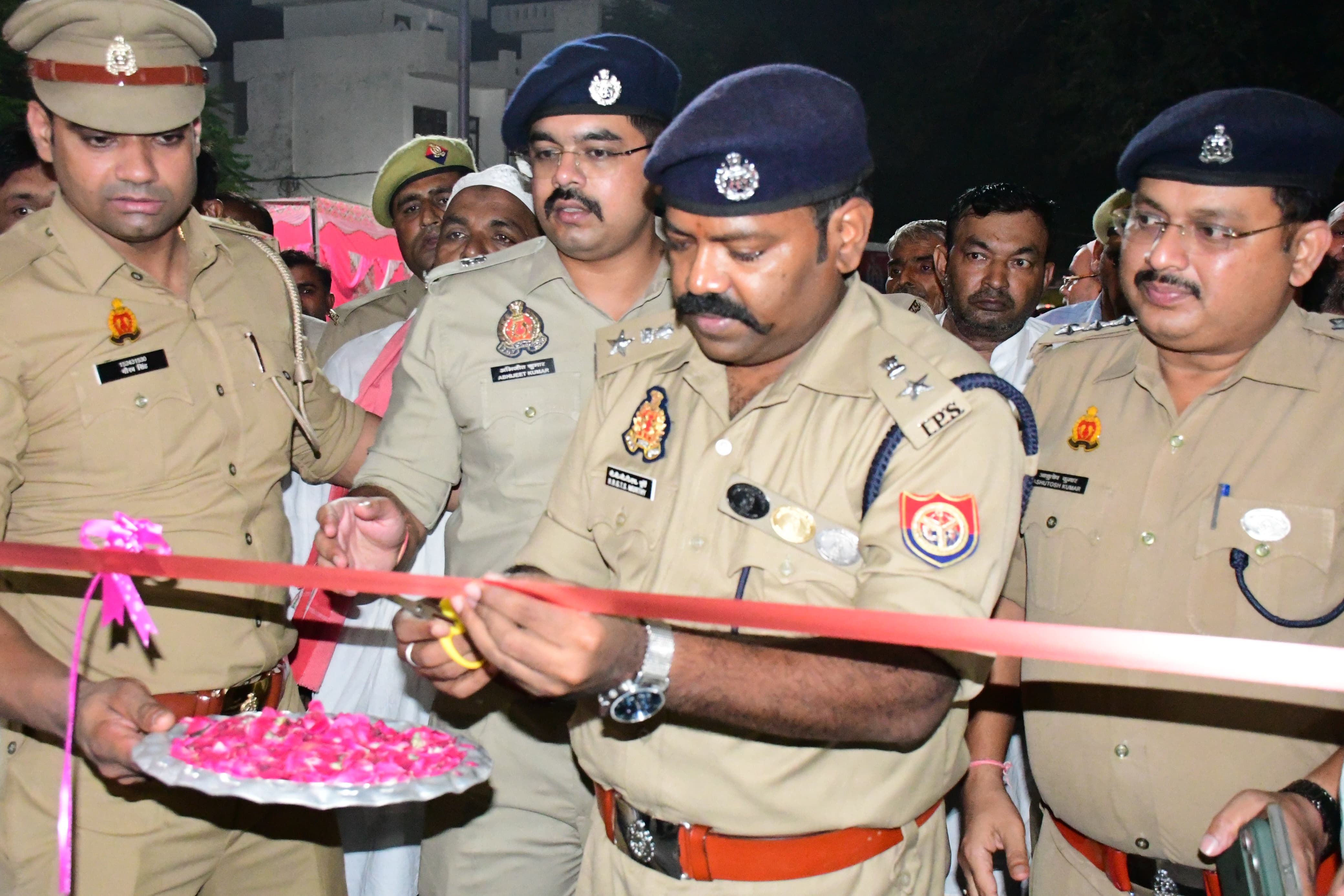 क़स्बा हर्रा में नई पुलिस चौकी का भवन तैयार, एसएसपी ने किया लोकार्पण