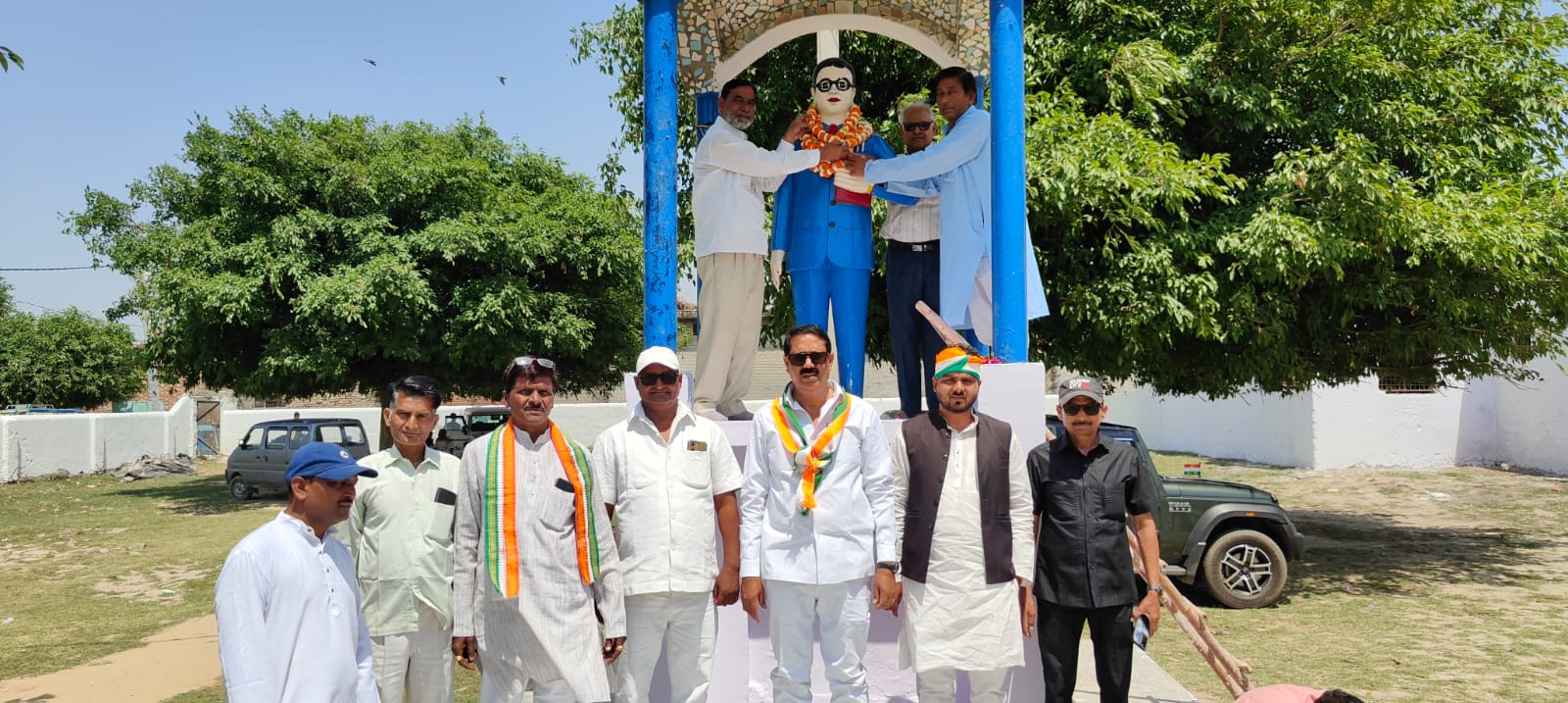 जिला कांग्रेस कमेटी जनपद सम्भल ने जिला अध्यक्ष आरिफ तुर्की के नेतृत्व में मनाई अंबेडकर जयंती