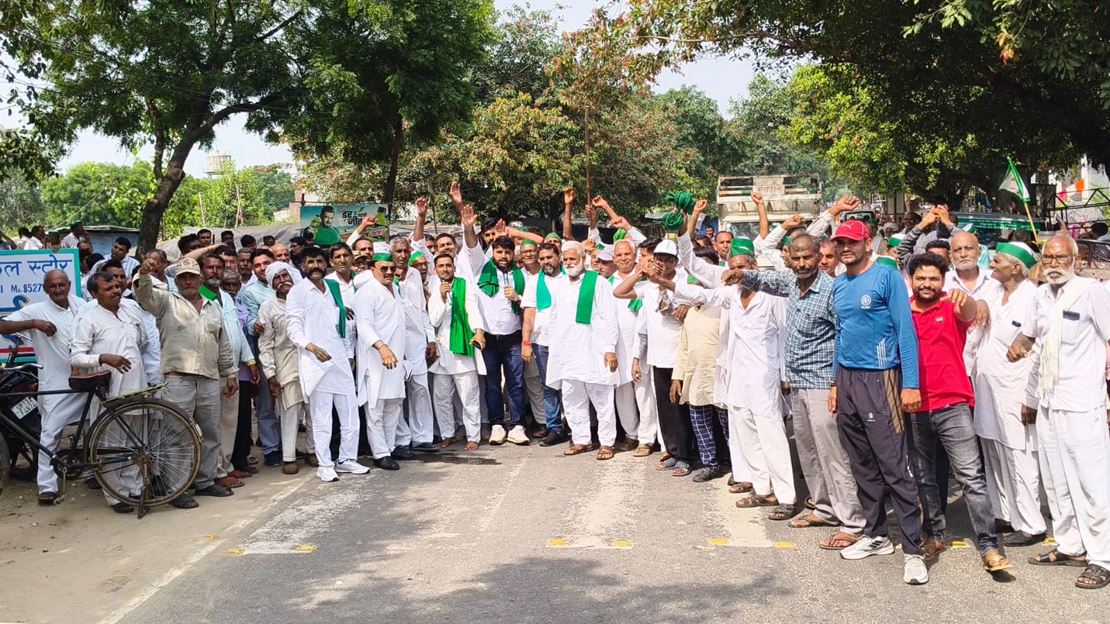 एसडीओ बीबी नगर कार्यालय का घेराव ठाकुर शैलेंद्र आर्य