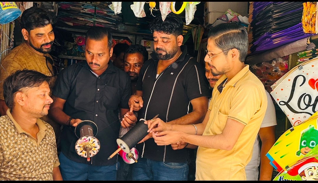चाइनीज मांझे के खिलाफ व्यापार मंडल का अभियान, खरीद-बिक्री न करने की अपील
