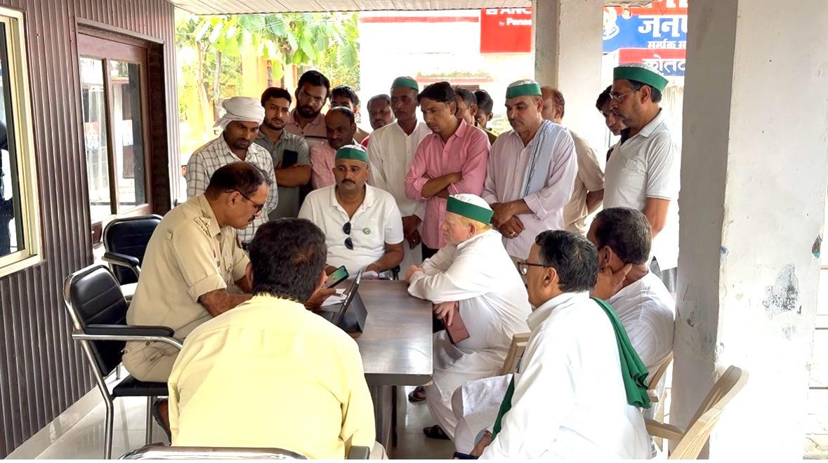 नानू पुलिस चौकी के सामने किसान से मारपीट और लूट का आरोप, भाकियू ने पुलिस को दिया 24 घंटे का अल्टीमेटम
