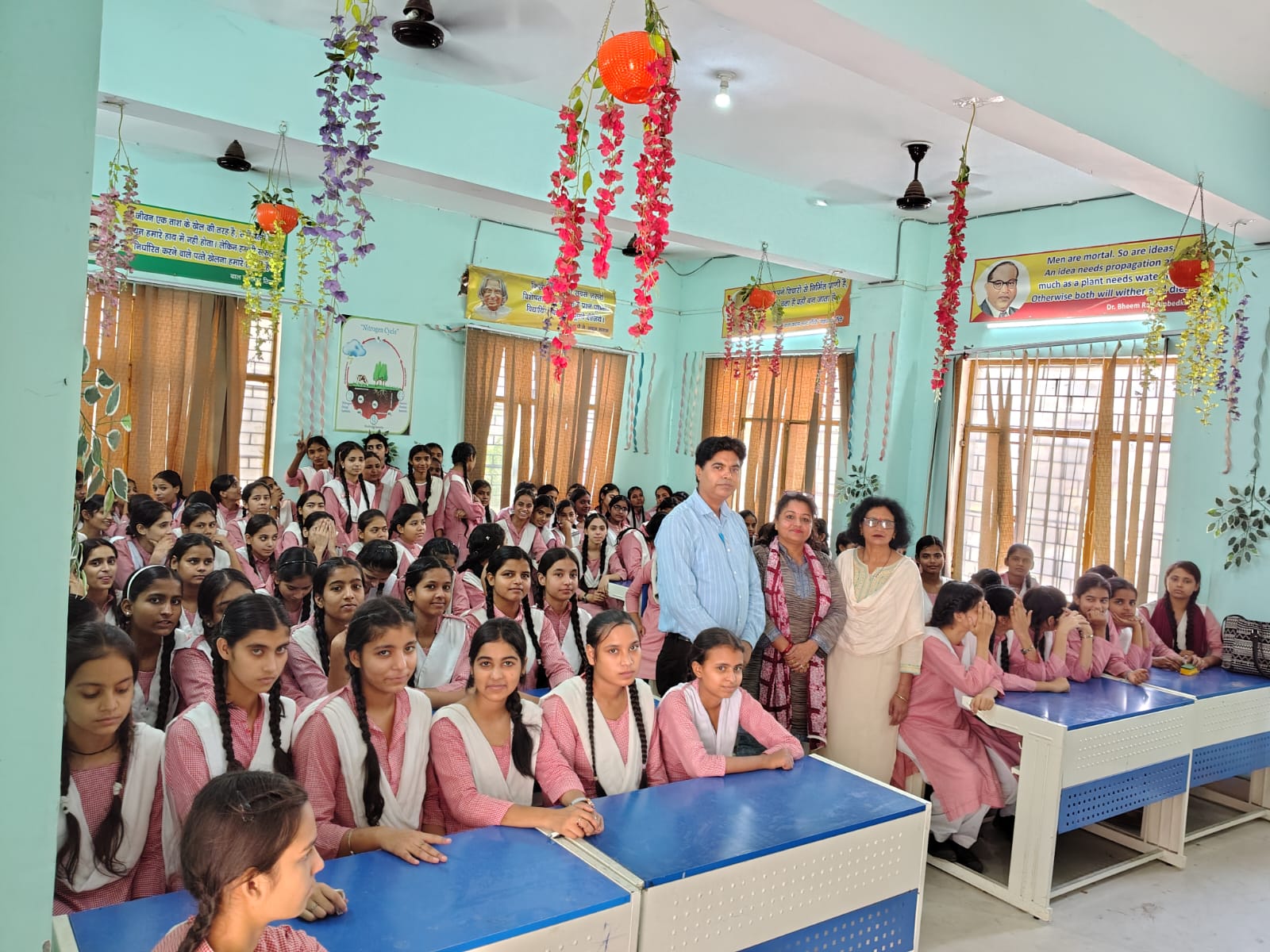 राजकीय कन्या इंटर कॉलेज सम्भल में उच्च शिक्षा पर कार्यशाला आयोजित