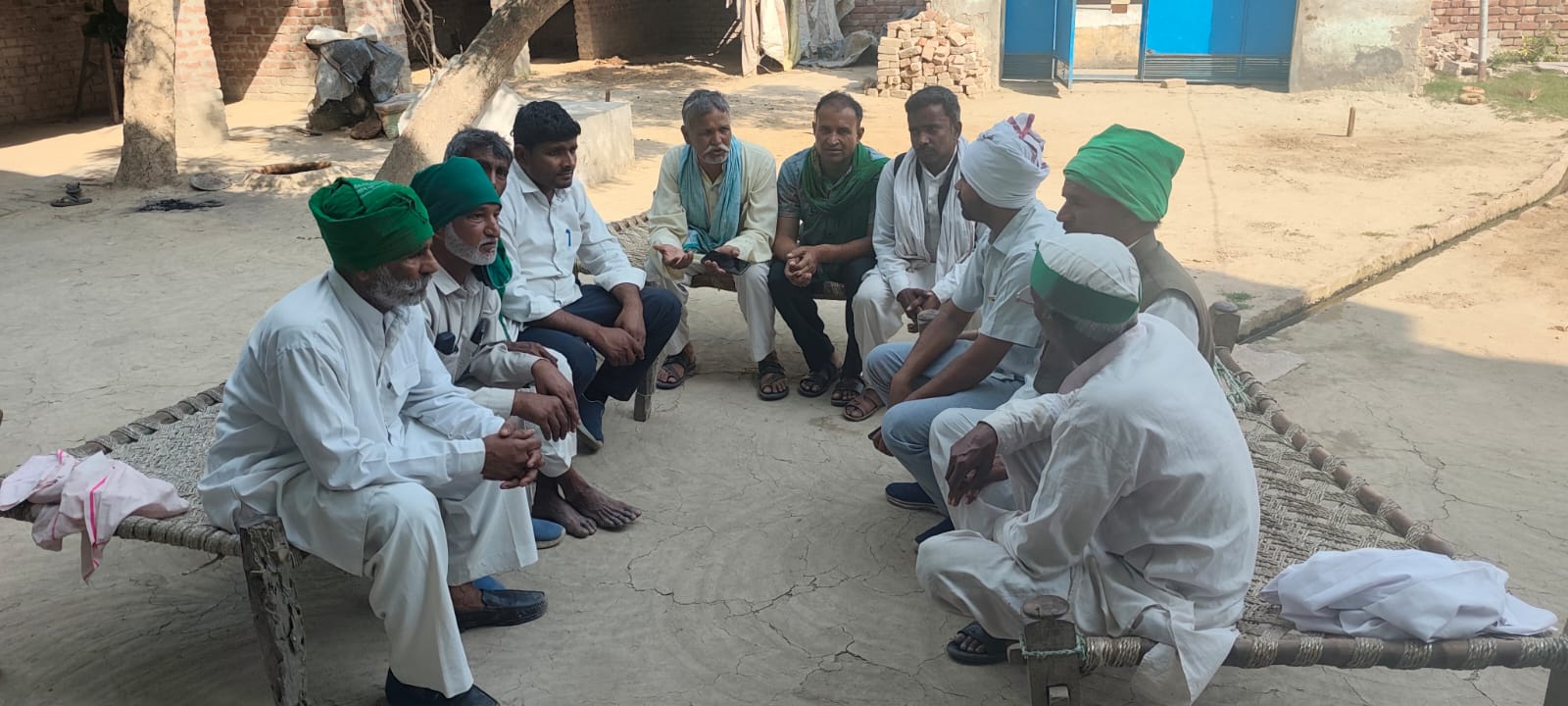 भाकियू असली की महापंचायत को लेकर जनसंपर्क तेज, 1 अप्रैल को बहजोई के बड़ा फील्ड में होगा आयोजन