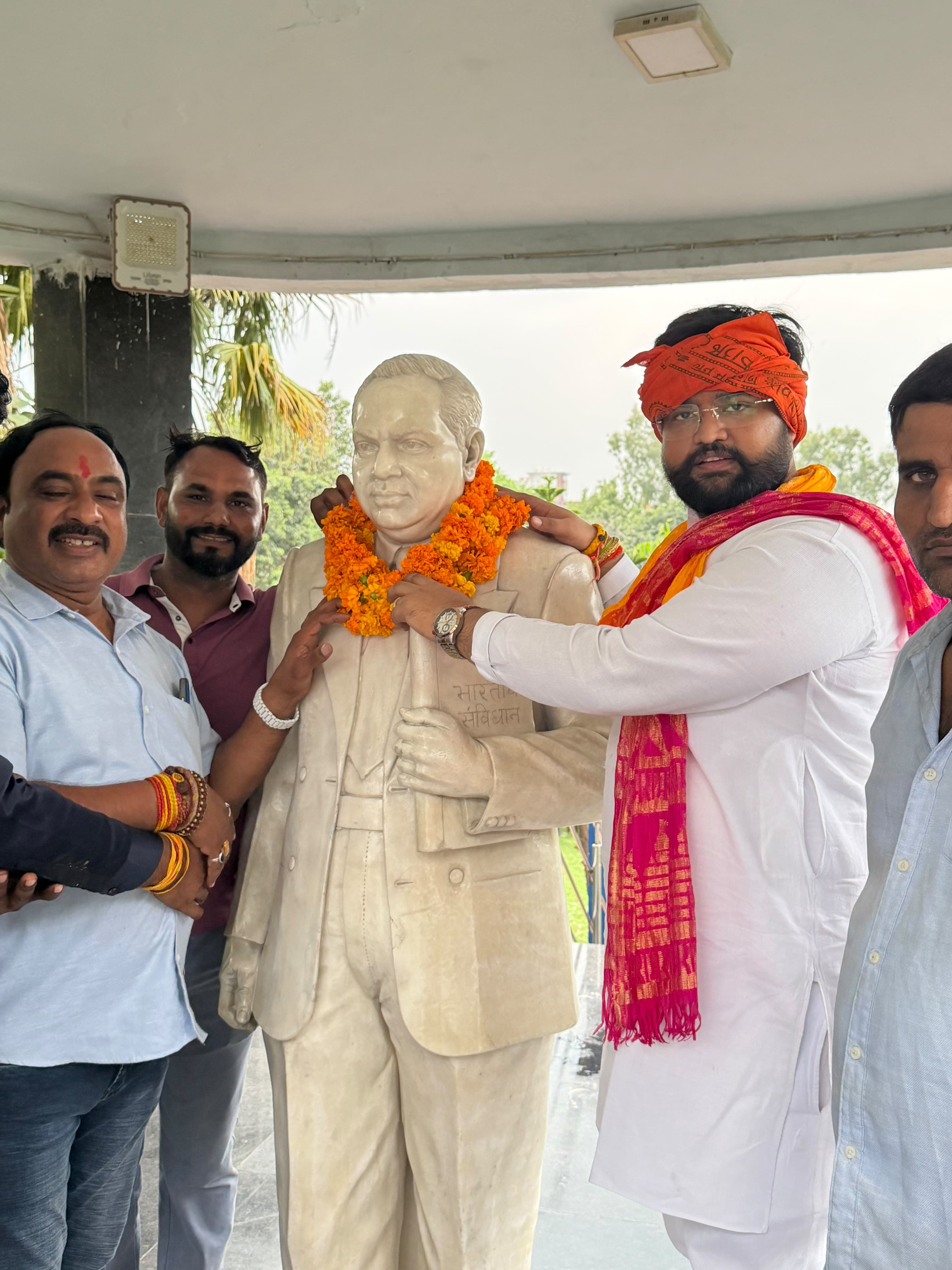 दक्ष प्रजापति की जयंती पर नगर में निकाली गई विशाल शोभा यात्रा 