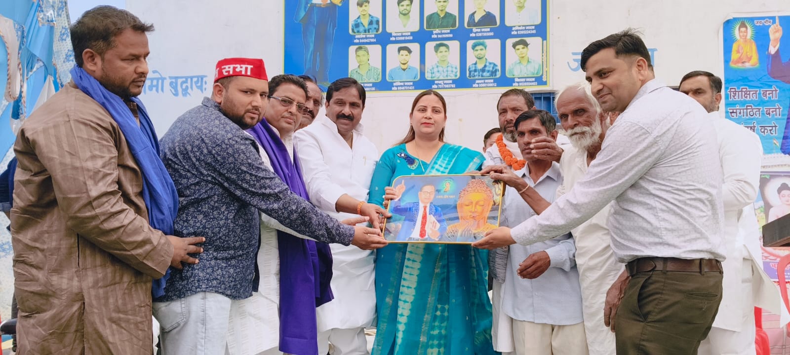 असमोली के ग्राम सैदपुर इम्मा में बाबा साहेब डॉ. भीमराव अंबेडकर जयंती के अवसर पर विनम्र श्रद्धांजलि अर्पित