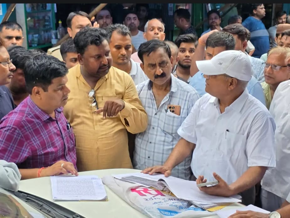 35 बीघा जमीन पर टकराव, तीन घंटे जांच बेनतीजा