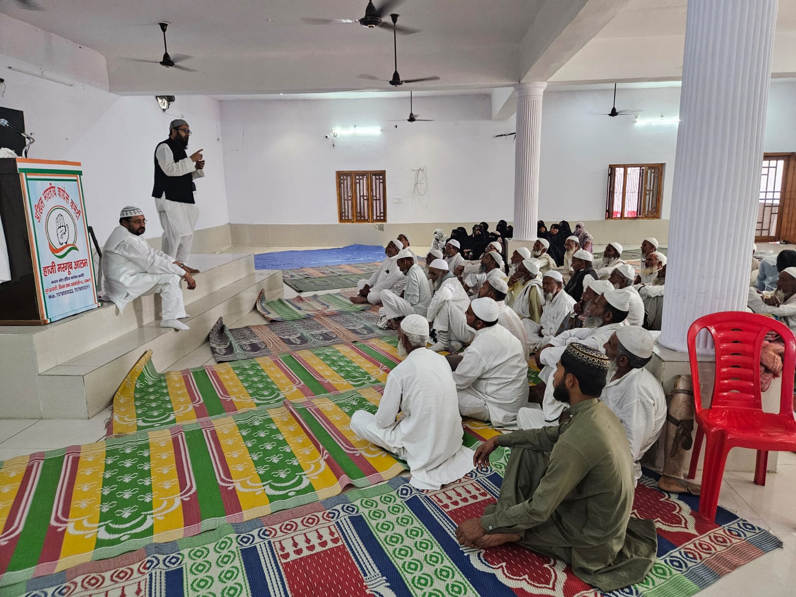 कांग्रेस कार्यालय में हज पर जाने वाले हाजियों के लिए विशेष ट्रेनिंग कार्यक्रम  किया गया आयोजित