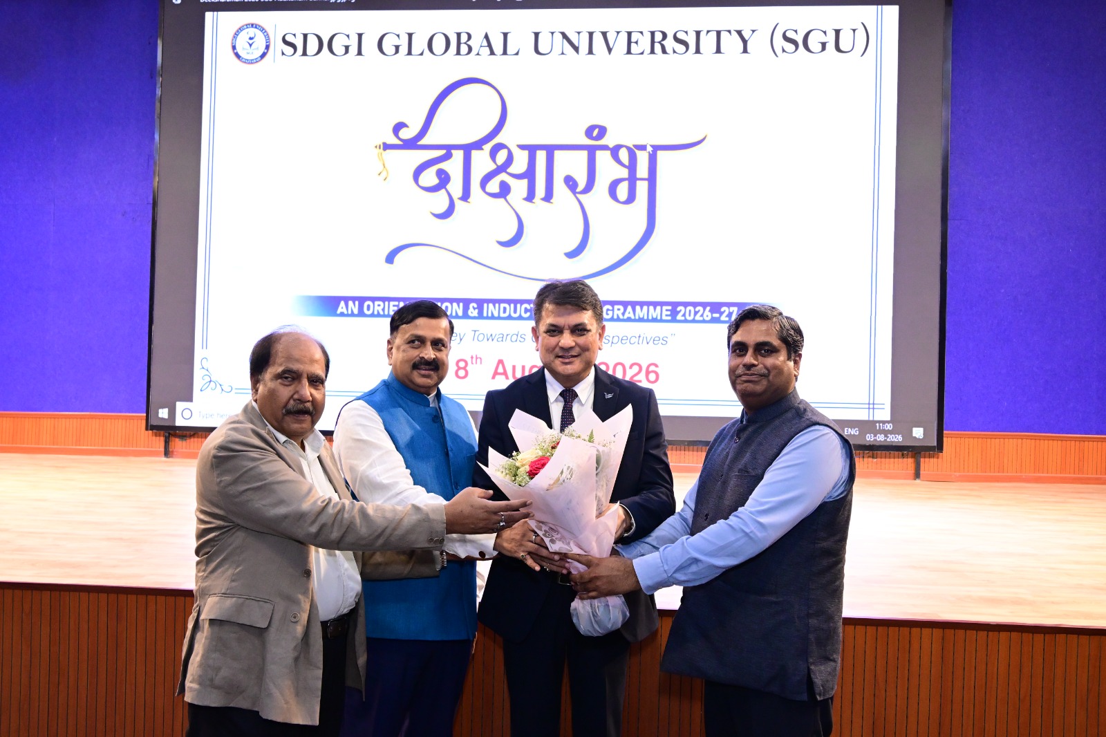 *एसडीजीआई ग्लोबल यूनिवर्सिटी में 'दीक्षारंभ 2026-27' ओरिएंटेशन कार्यक्रम की शुरुआत*