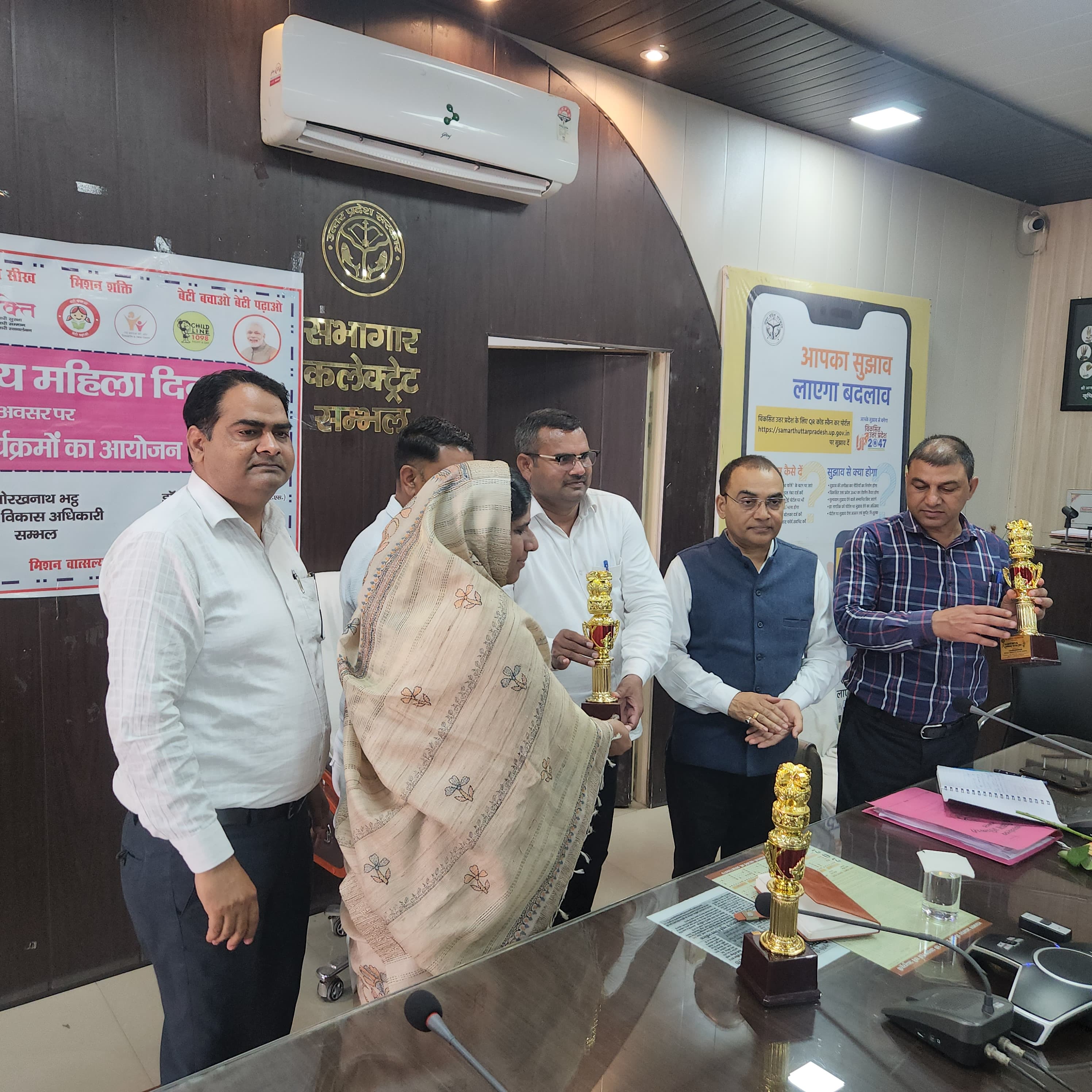 राज्य मंत्री गुलाब देवी ने किया बाल विवाह मुक्त भारत के सौ दिवसीय अभियान का समापन