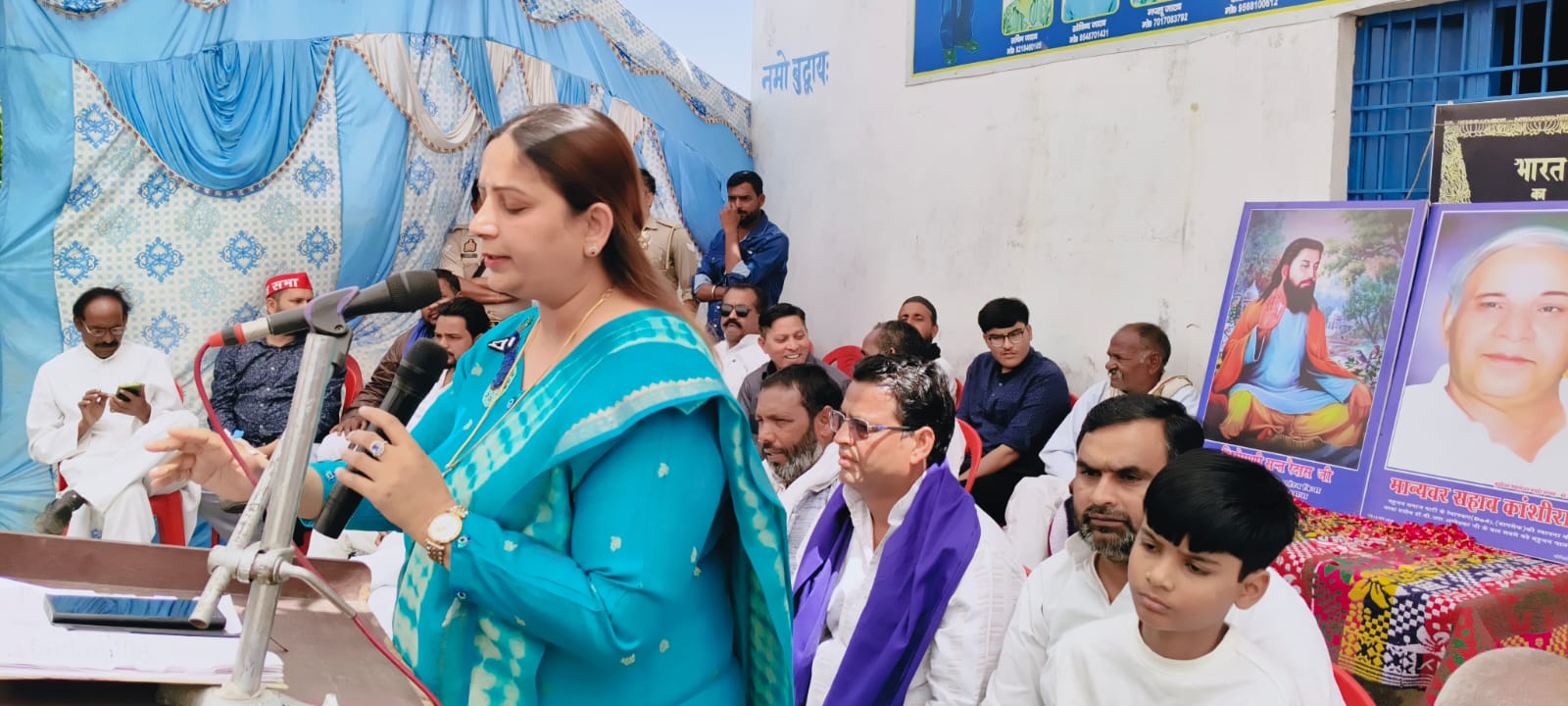 असमोली के ग्राम सैदपुर इम्मा में बाबा साहेब डॉ. भीमराव अंबेडकर जयंती के अवसर पर विनम्र श्रद्धांजलि अर्पित