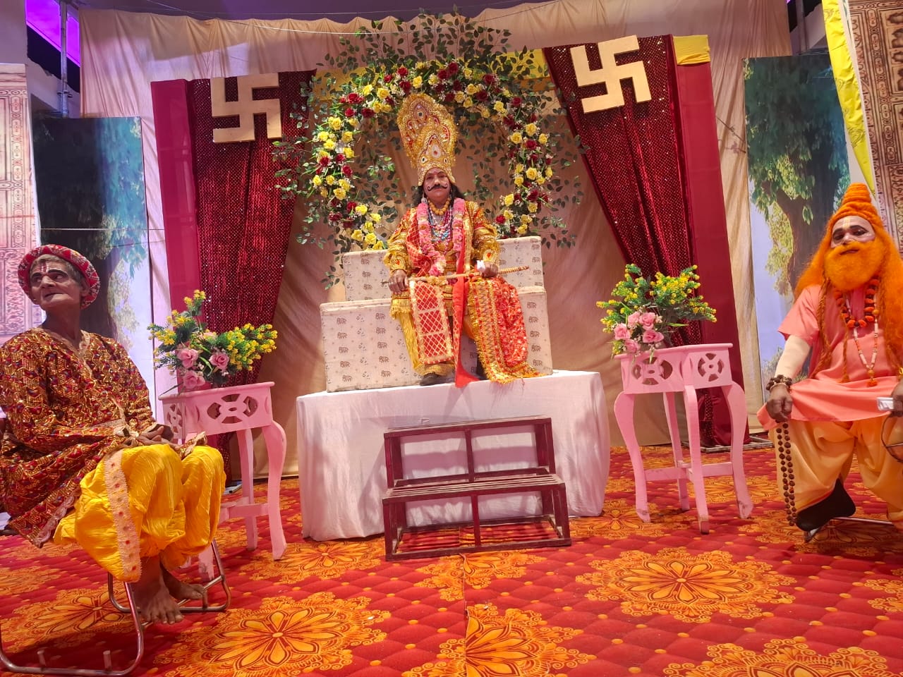 श्रीराम चरित्र प्रदर्शन उत्सव का शुभारंभ, श्रवण कुमार की लीला ने मोहा मन